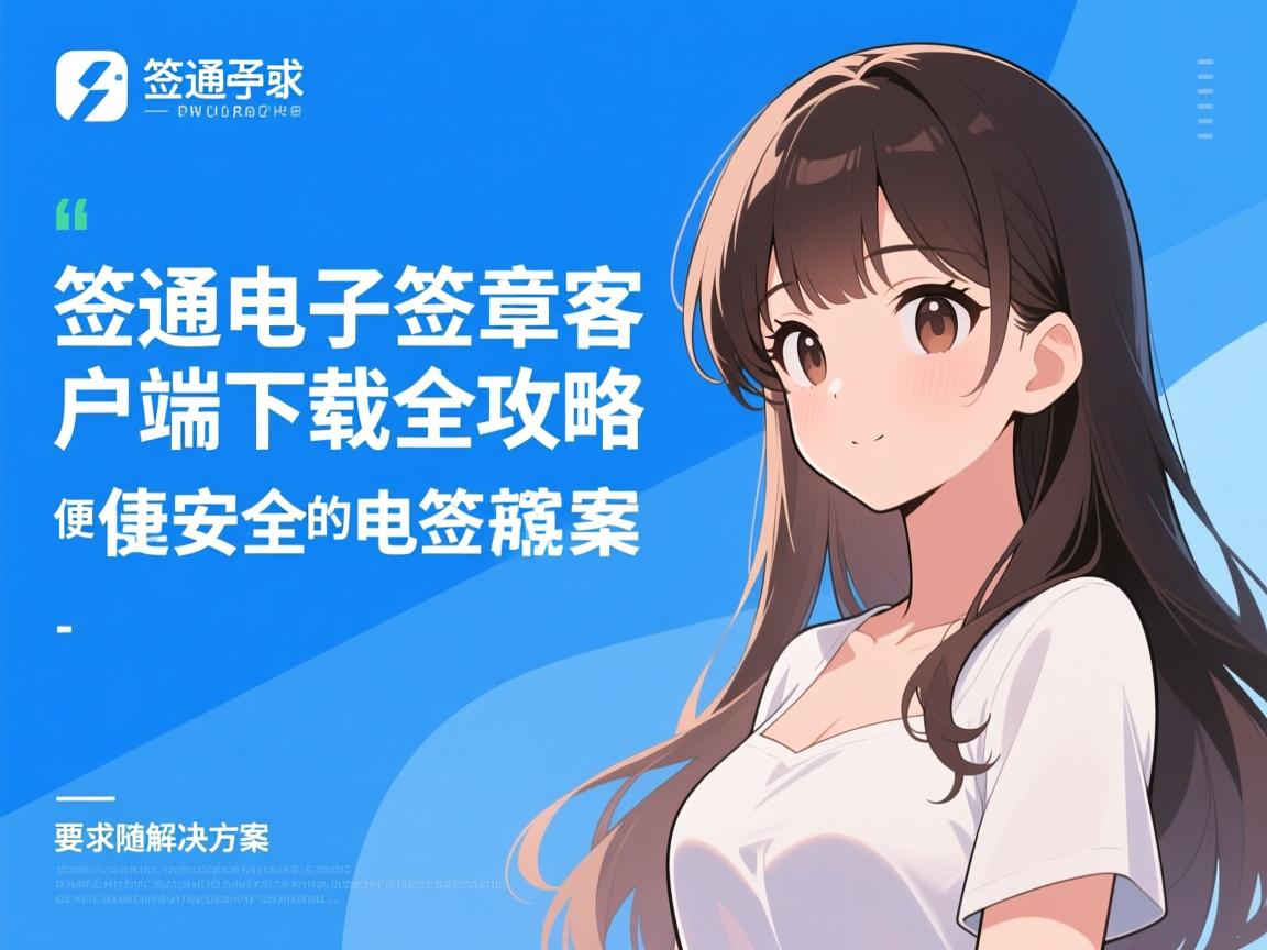 一签通电子签章客户端下载全攻略，便捷安全的电子签章解决方案