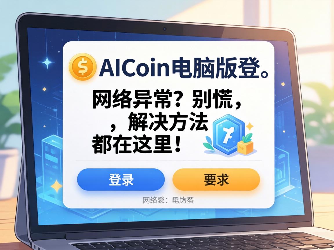 AICoin电脑版登录提示网络异常？别慌，解决方法都在这里！
