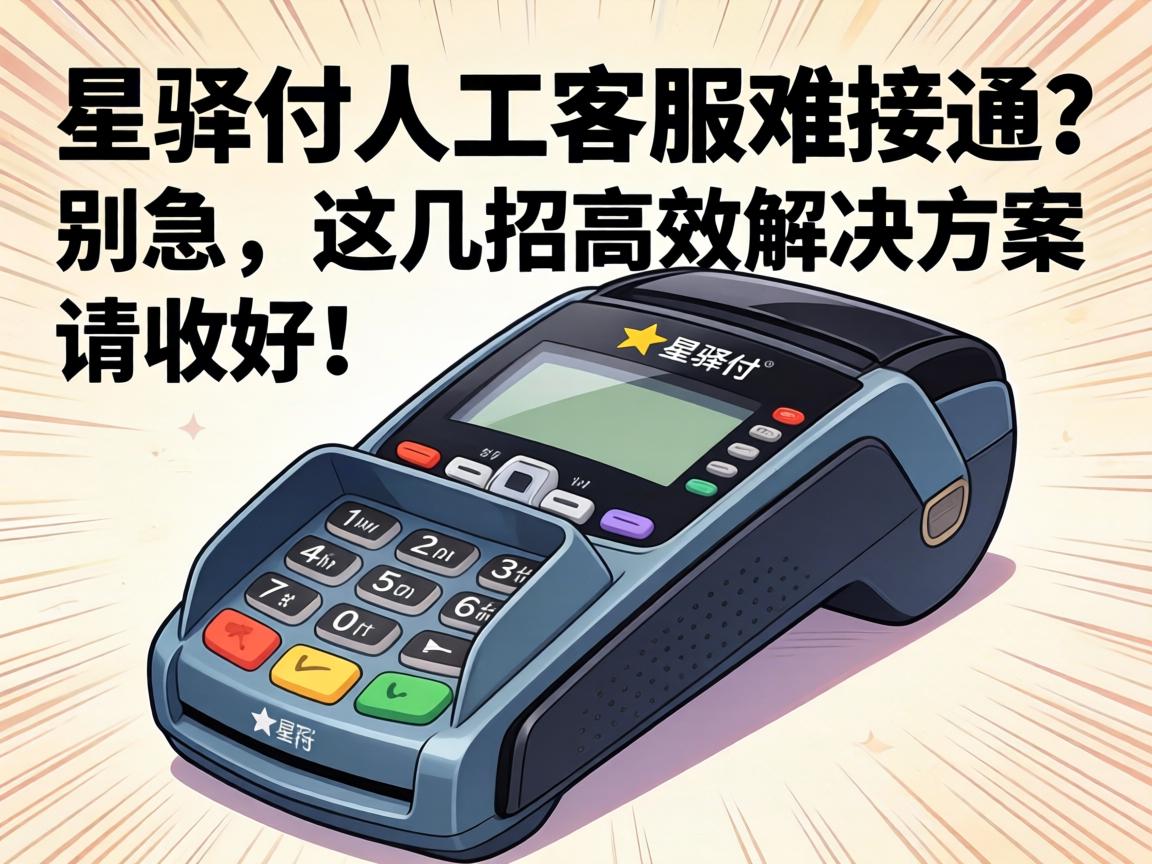 星驿付POS机人工客服难接通？别急，这几招高效解决方案请收好！  第1张