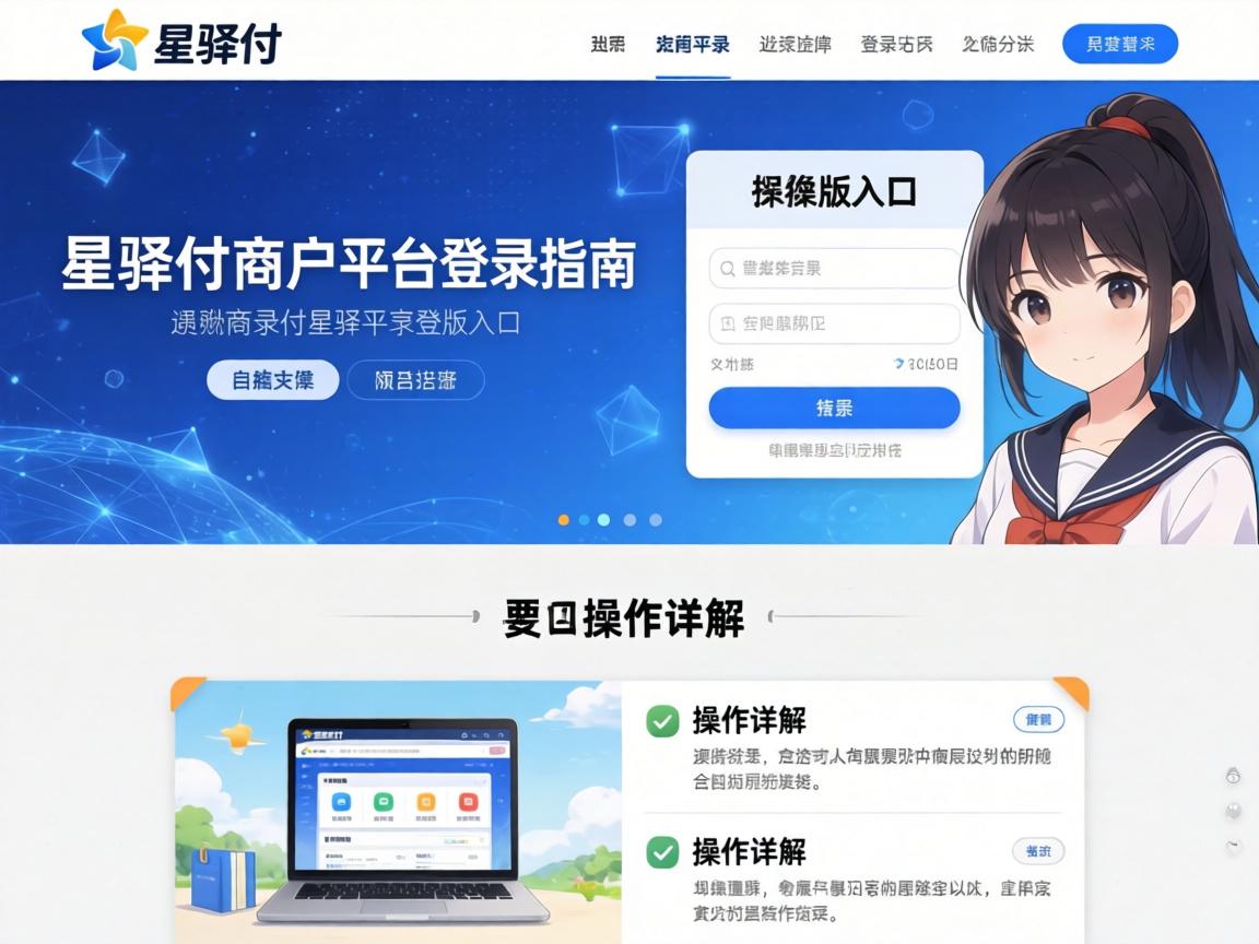 星驿付商户平台登录指南，网页版入口及操作详解