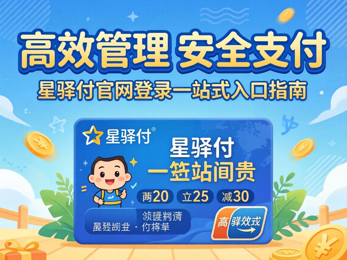 高效管理，安全支付—星驿付官网登录一站式入口指南