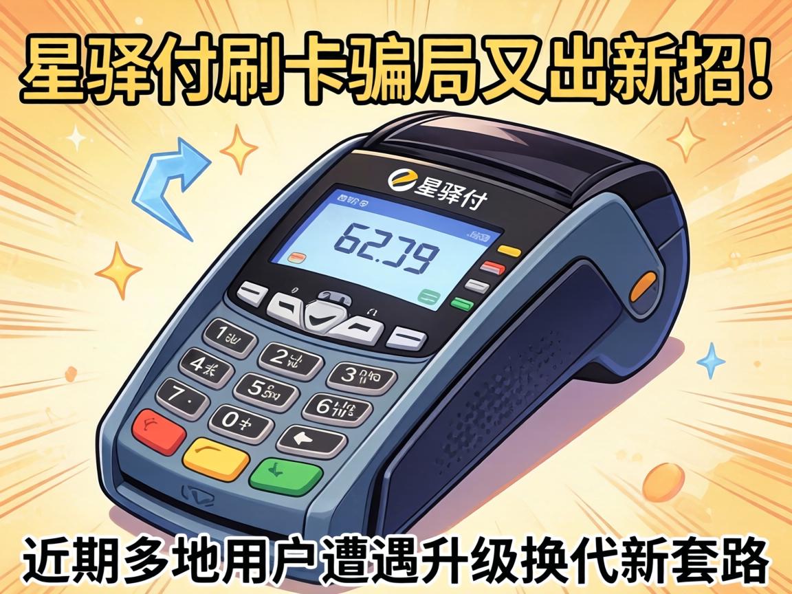 星驿付刷卡机骗局又出新招！近期多地用户遭遇升级换代新套路