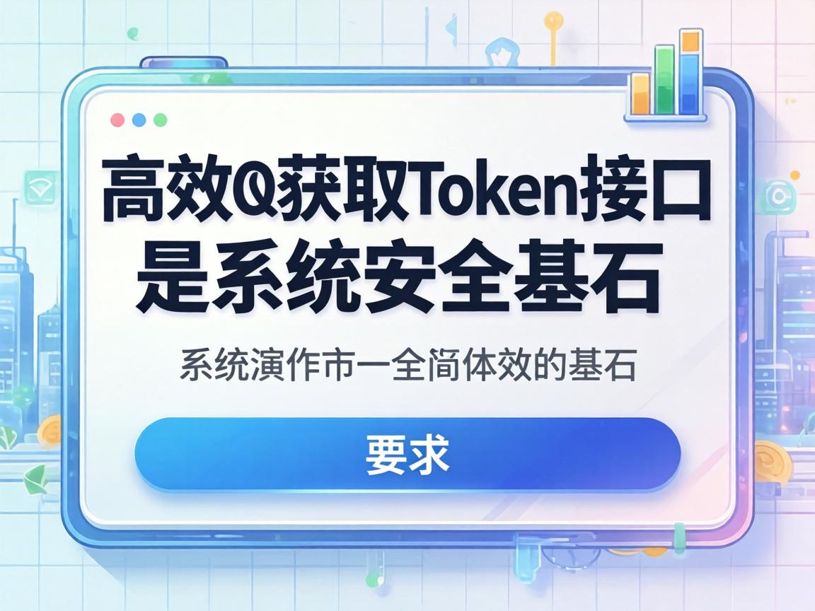 一个简洁高效的获取Token接口，是系统安全的基石