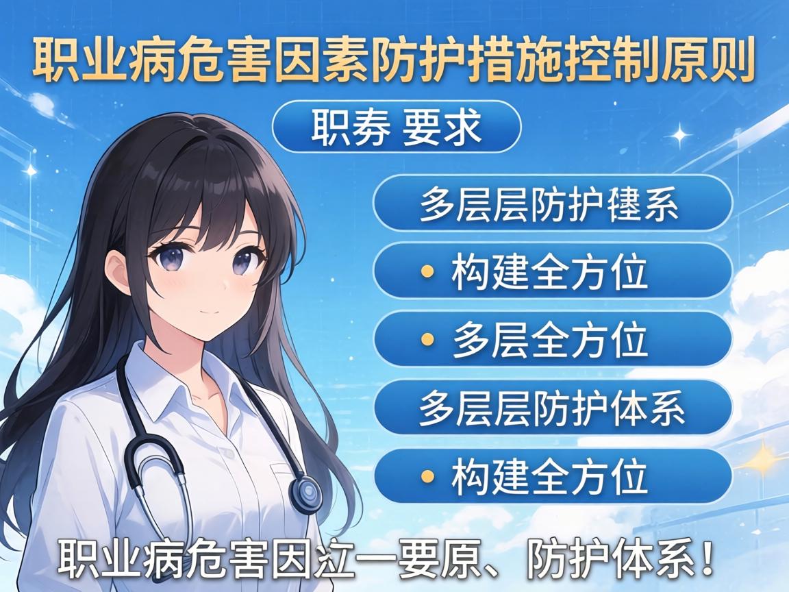 职业病危害因素防护措施的控制原则，构建全方位、多层级的防护体系
