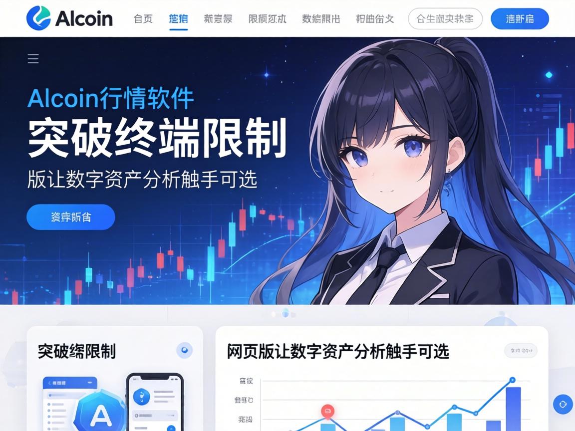 突破终端限制，Alcoin行情软件网页版让数字资产分析触手可及