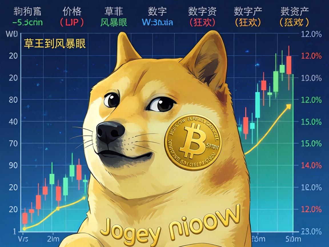 狗狗币价格走势图一览，从草根到风暴眼的数字资产狂欢
