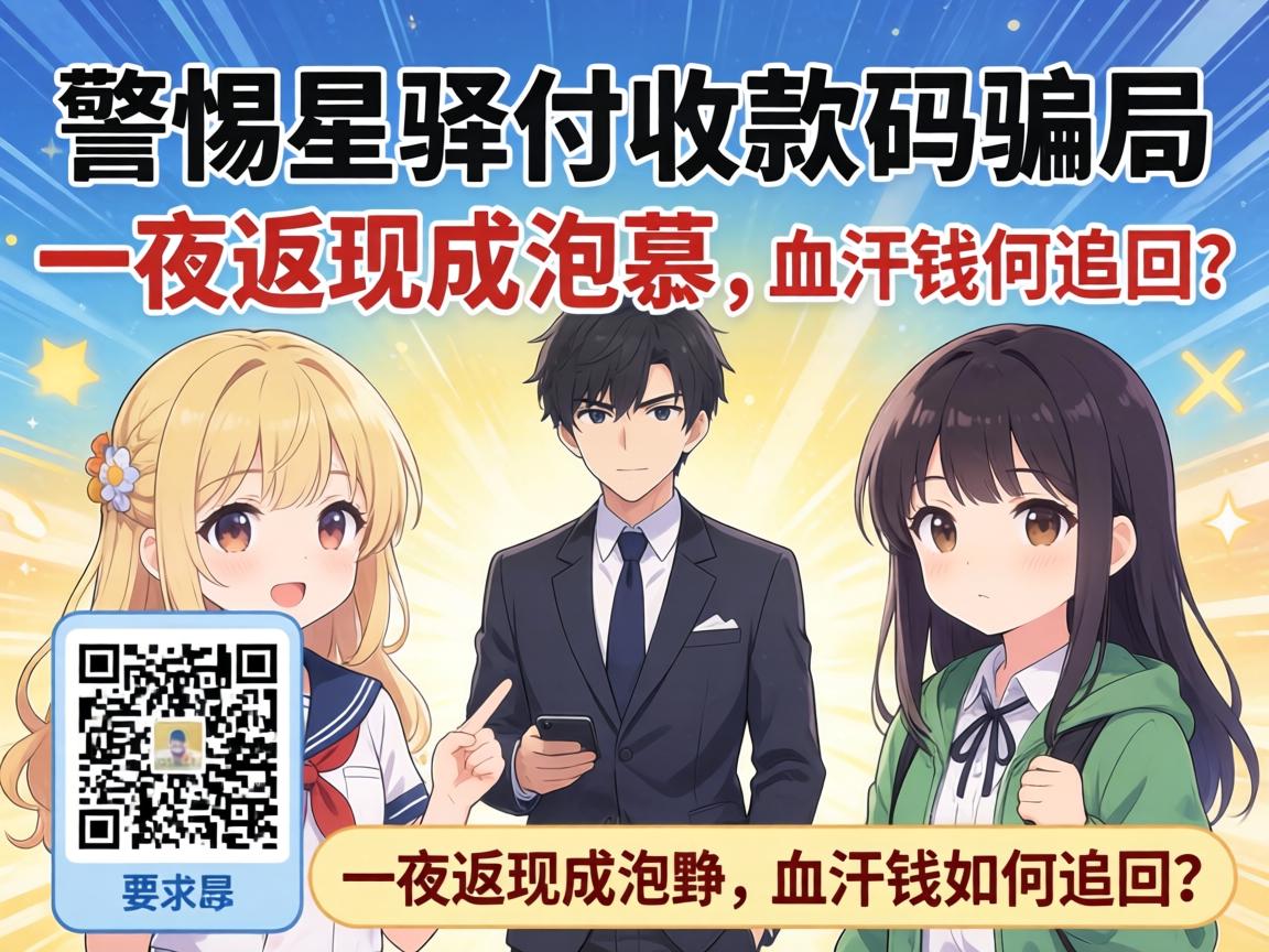 警惕星驿付收款码骗局，一夜返现成泡影，血汗钱如何追回？
