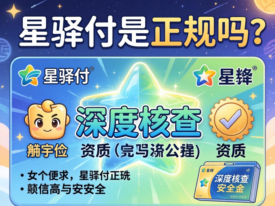星驿付是正规的吗？深度核查其资质与安全性